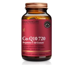 Doctor Life Co-Q10 720 Bergamota & Sok Granatu suplement diety w trosce o serce i cholesterol (60 kapsułek)