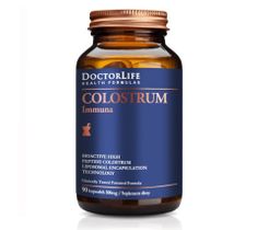 Doctor Life Colostrum Immunab bio-aktywne kolostrum 500mg suplement diety 90 kapsułek