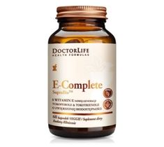 Doctor Life E-Complete SupraBio 8 witamin E nowej generacji suplement diety 60 kapsułek