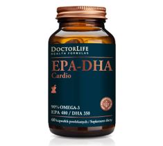 Doctor Life EPA-DHA Cardio 90% Omega-3 EPA 480/ DHA 350 suplement diety 60 kapsułek