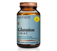 Doctor Life Glutation + N-A-C suplement diety wspomagający wątrobę (60 kapsułek)