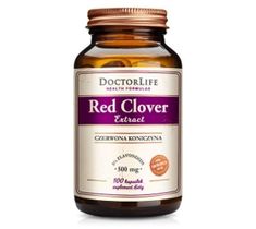 Doctor Life Red Clover Extract czerwona koniczyna 500mg suplement diety 100 kapsułek