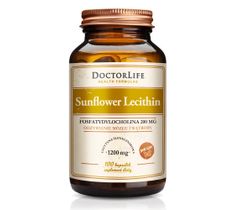 Doctor Life Sunflower Lecithin lecytyna słonecznikowa 1200mg suplement diety (100 kapsułek)