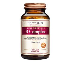 Doctor Life Timed-Relase B-Complex kompleks witamin B suplement diety 100 tabletek