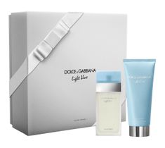 Dolce&Gabbana Light Blue Pour Femme zestaw woda toaletowa spray 25ml + krem do ciała 50ml