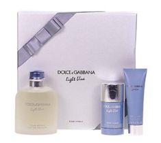 Dolce&Gabbana Light Blue Pour Homme zestaw woda toaletowa spray 200ml + żel pod prysznic 50ml + dezodorant sztyft 75ml