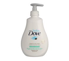 Dove Baby Emulsja nawilżająca do mycia ciała i włosów Sensitive dla dzieci 400ml