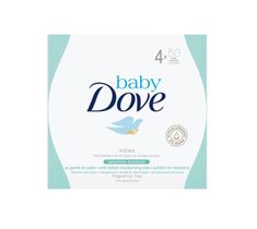 Dove Baby Sensitive Moisture Wipes nawilżane chusteczki oczyszczające 4x50szt