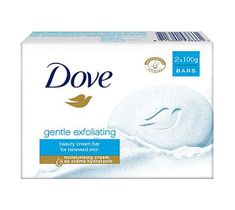 Dove Gentle Exfoliating kremowe mydło w kostce 2x100g