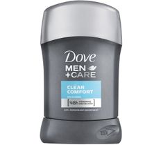 Dove men Antyperspiranty Men Care Clean Comfort antyperspirant w sztyfcie ochrona do 48 h 50 ml