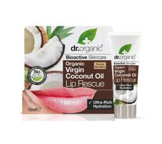 Dr.Organic Virgin Coconut Oil Lip Serum intensywnie nawilżające serum do suchych ust 10ml