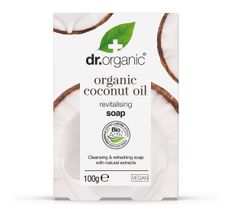 Dr.Organic Virgin Coconut Oil Soap mydło oczyszczająco-odświeżające do skóry suchej 100g