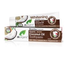 Dr.Organic Virgin Coconut Oil Toothpaste wybielająca pasta do zębów o potrójnym działaniu z olejem kokosowym 100ml