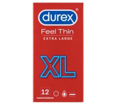 Durex Feel Thin Extra Large XL prezerwatywy lateksowe (12 szt.)