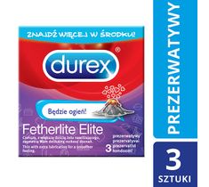 Durex Fetherlite Elite prezerwatywy cienkie Emoji (3 szt.)