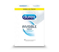 Durex Invisible prezerwatywy cienkie (24 szt.)