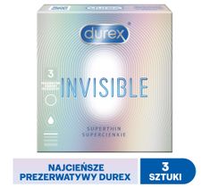 Durex Invisible prezerwatywy cienkie (3 szt.)