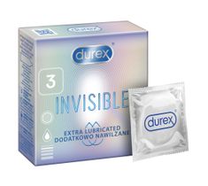 Durex Invisible prezerwatywy dodatkowo nawilżane cienkie (3 szt.)