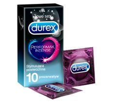 Durex Performax Intense prezerwatywy opóźniające wytrysk (10 szt.)