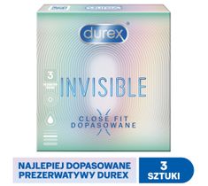 Durex – Prezerwatywy Invisible (3 szt.)