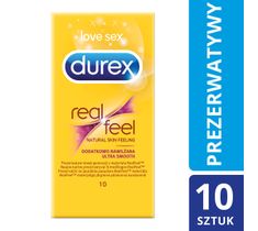 Durex Real Feel Ultra Smooth prezerwatywy (10 szt.)