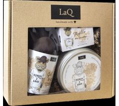 LaQ Dzikus z Lasu zestaw kosmetyków dla mężczyzn – żel pod prysznic (300 ml) + peeling do ciała (200 ml) + mydło w kostce (85 ml)