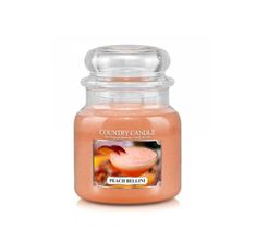 Country Candle – świeca zapachowa z dwoma knotami Peach Bellini (453 g)