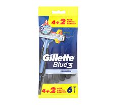 Gillette Blue 3 Smooth – jednorazowe maszynki do golenia dla mężczyzn (6 szt.)