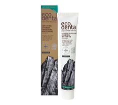 Ecodenta Certified Organic Charcoal Whitening Toothpaste wybielająca czarna pasta do zębów z owocami dżungli (75 ml)