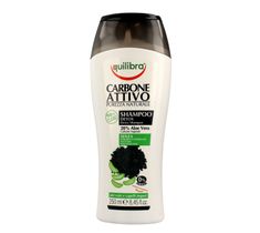 Equilibra Carbone Attivo szampon do włosów oczyszczający z aktywnym węglem Detox (250 ml)