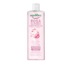 Equilibra Rosa Delikatnie Oczyszczająca Różana Woda micelarna z kwasem hialuronowym (400 ml)