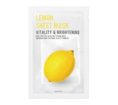 Eunyul Lemon Sheet Mask Vitality & Brightening rozjaśniająca maseczka do twarzy z cytryną (22 ml)