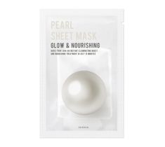 Eunyul Daily Pearl Sheet Mask rozjaśniająco-odżywiająca maseczka do twarzy z perłami (22 ml)