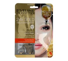Eveline 24k Gold – ultra-rewitalizująca maska w płacie 8w1 (1 szt.)