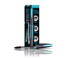 Eveline 3D Glam Mascara Effect Volume & Long & Waterproof – pogrubiający, wydłużający i wodoodporny tusz do rzęs Black (8 ml)