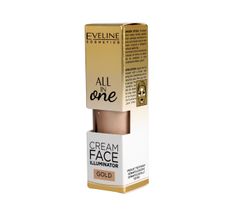 Eveline All in One – kremowy rozświetlacz w płynie Gold (8 ml)