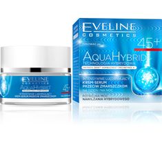 Eveline Aqua Hybrid – przeciwzmarszczkowy krem do twarzy 45+ na dzień i noc (50 ml)