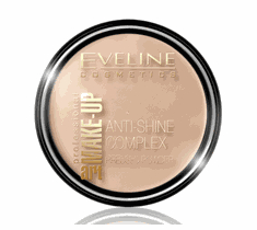 Eveline Art Make-Up – puder mineralny matujący z jedwabiem Warm Beige (14 g)