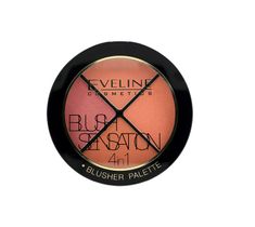 Eveline Blush Sensation 4w1 – paleta róży do modelowania twarzy (12 g)