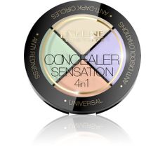 Eveline Concealer – zestaw korektorów do twarzy Sensation 4w1 (4,4 g)