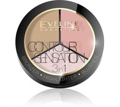 Eveline Contour Sensation – puder do twarzy 3w1 Pink Beige (20 g)