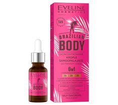 Eveline Cosmetics Brazilian Body skoncentrowane krople samoopalające do twarzy i ciała (18 ml)