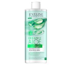 Eveline Cosmetics Organic Aloe + Collagen oczyszczający płyn micelarny 3w1 (500 ml)