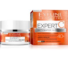 Eveline Expert C – krem-serum przeciwzmarszczkowe – redukcja przebarwień 40+ (50 ml)