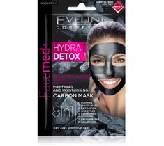 Eveline Facemed+ – Hydra Detox maska węglowa do twarzy oczyszczająco-nawilżająca (7 ml)