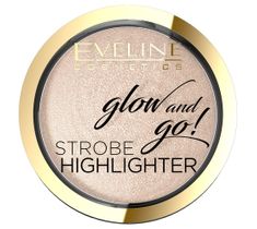 Eveline Glow & Go! – rozświetlacz wypiekany nr 01 Champagne  (8.5g)