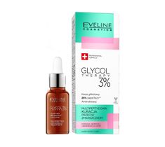 Eveline Glycol Therapy –  multipeptydowa kuracja przeciw zmarszczkom 3% (18 ml)