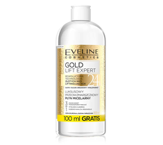 Eveline Gold Lift Expert luksusowy przeciwzmarszczkowy płyn micelarny 3w1 (500 ml)