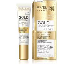 Eveline Gold Revita Expert – luksusowy krem-żel ujędrniający pod oczy i na powieki 30+/40+ (15 ml)