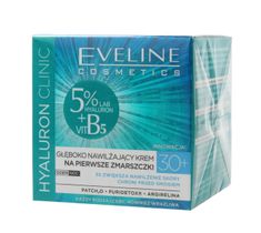 Eveline Hyaluron Clinic 30+ – głęboko nawilżający krem na pierwsze zmarszczki na dzień i noc (50 ml)